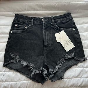 New Zara High Rise Shorts